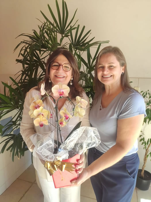 entrega da orquidea
