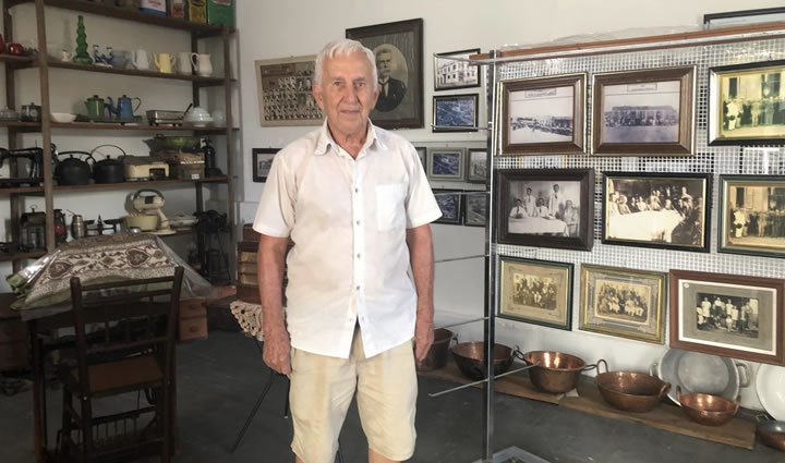 Homenagem ao historiador do município Anderson David