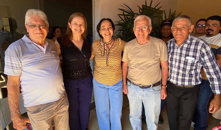 Deputada Márcia Lia visita a Associação Cultural Professor Sebastião de Godoy