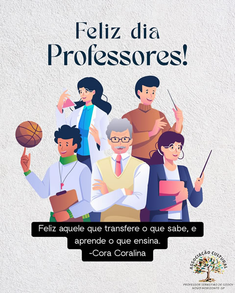 feliz dia dos professores